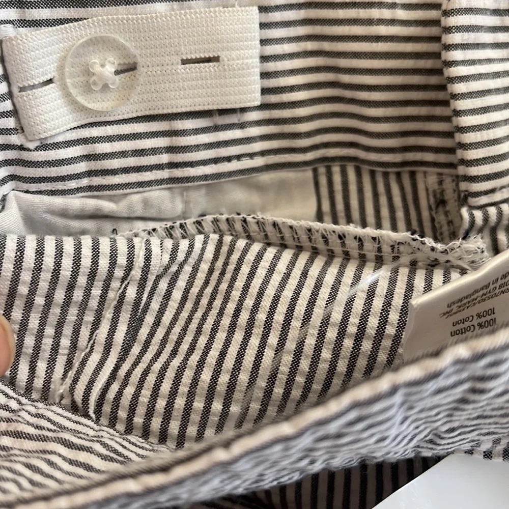 NWT Gymboree Dress Pant Size 10 Gray and white Striped